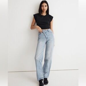 Madewell X Molly Dickson Crossover Baggy Straight Jeans